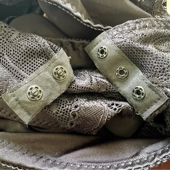 French Affair Black Lace & Nude One-Piece Sexy Lingerie Bodysuit Size 1X NEW - Picture 6 of 6